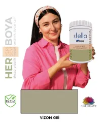 Bianca Stella Su Bazlı Boya Vizon Gri