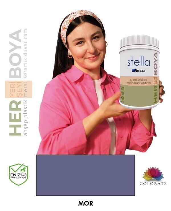 Bianca Stella Su Bazlı Boya Mor