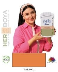 Bianca Stella Su Bazlı Boya Turuncu