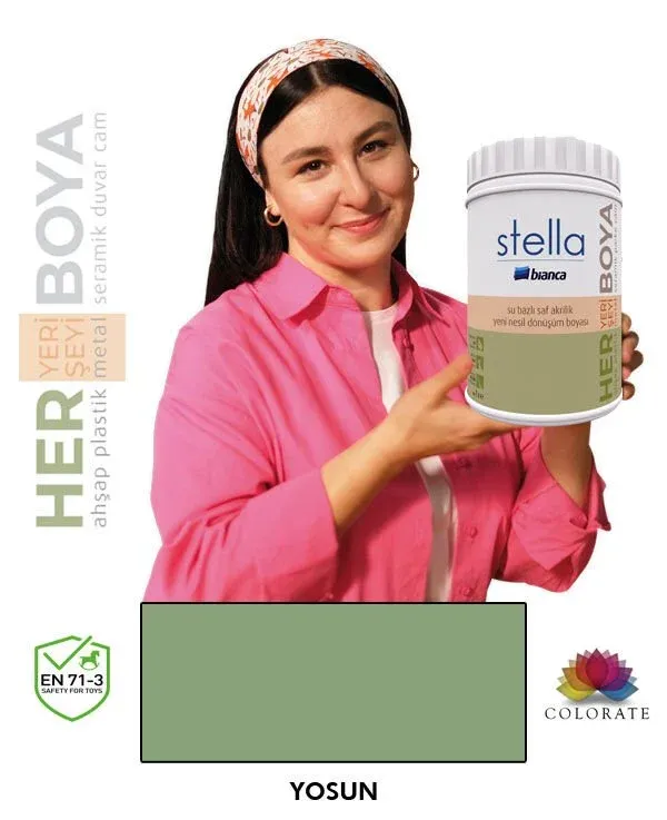 Bianca Stella Su Bazlı Boya Yosun