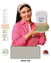 Bianca Stella Su Bazlı Boya Krom Gri