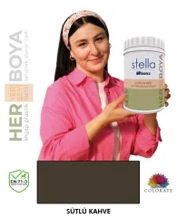 Bianca Stella Su Bazlı Boya Sütlü Kahve
