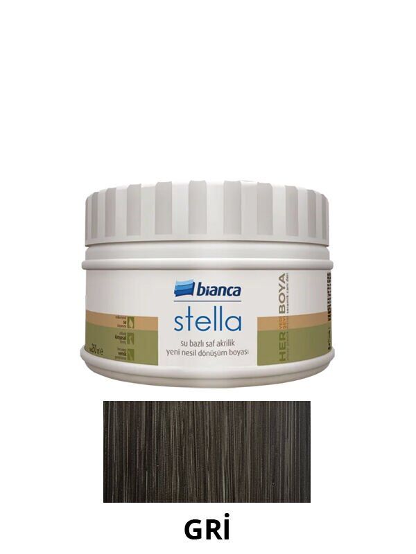 Bianca Stella Ahşap Renkler 250ml Gri