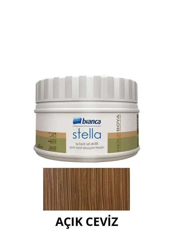 Bianca Stella Ahşap Renkler 250ml Açık Ceviz