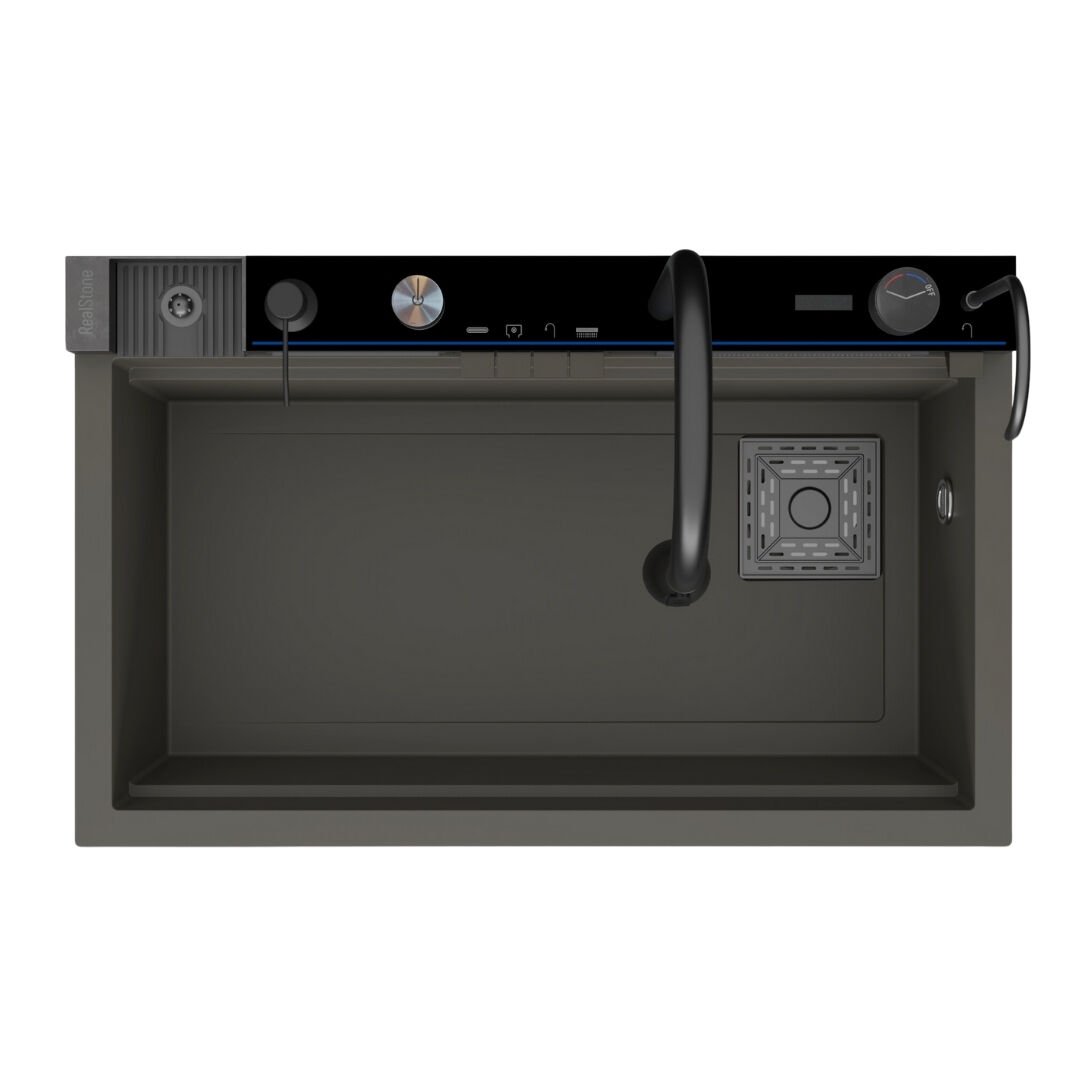 Real Stone Vıctoria  Akıllı Akıllı Eviye Gri / Ürün Kodu: G0280213915