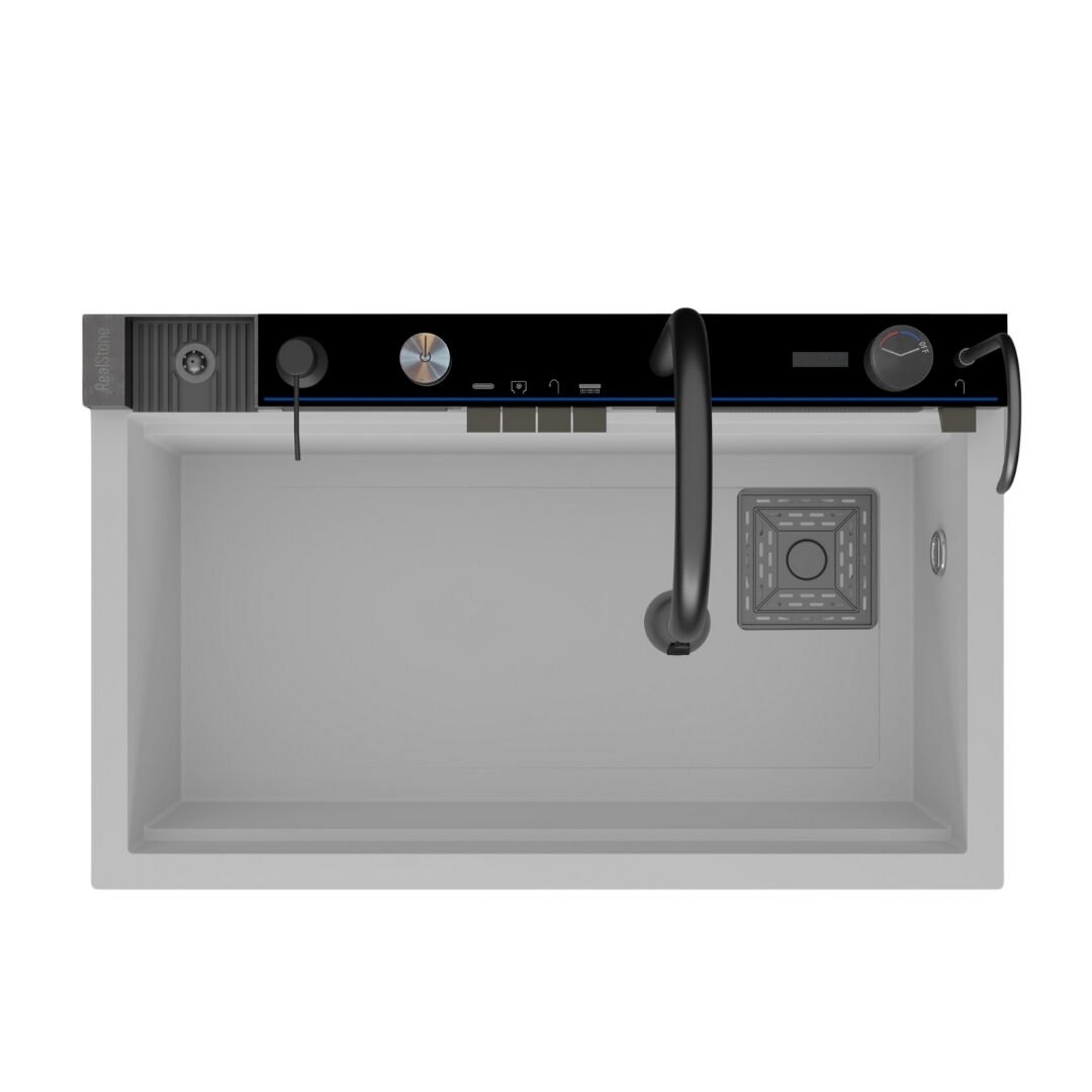 Real Stone Vıctoria  Akıllı Akıllı Eviye Beyaz / Ürün Kodu: G0280213911