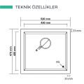 Real Stone Gordion 52 Mutfak Eviyesi
