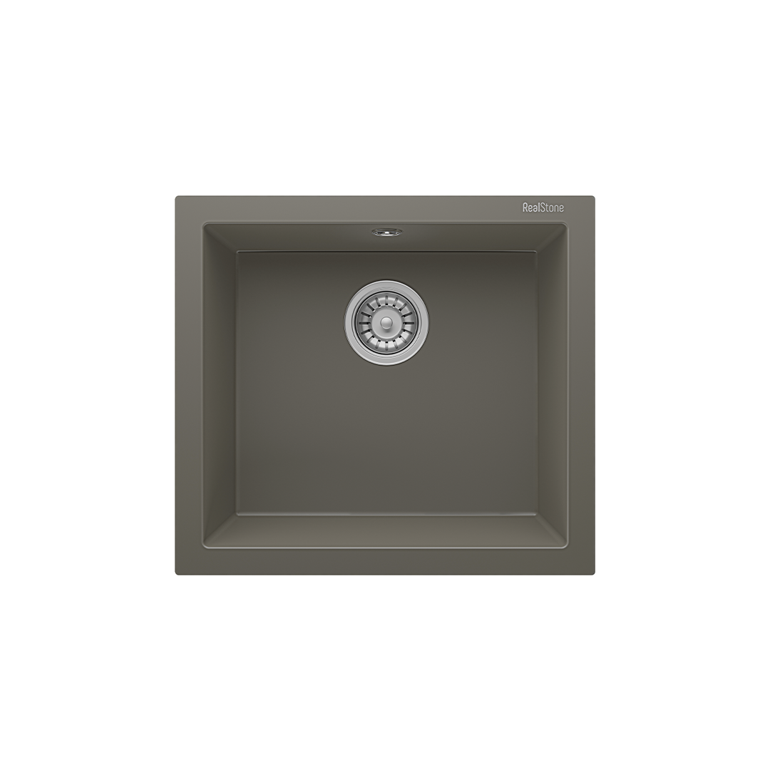 Real Stone Gordion 52 Mutfak Eviyesi Gri / Ürün Kodu: G0280213915