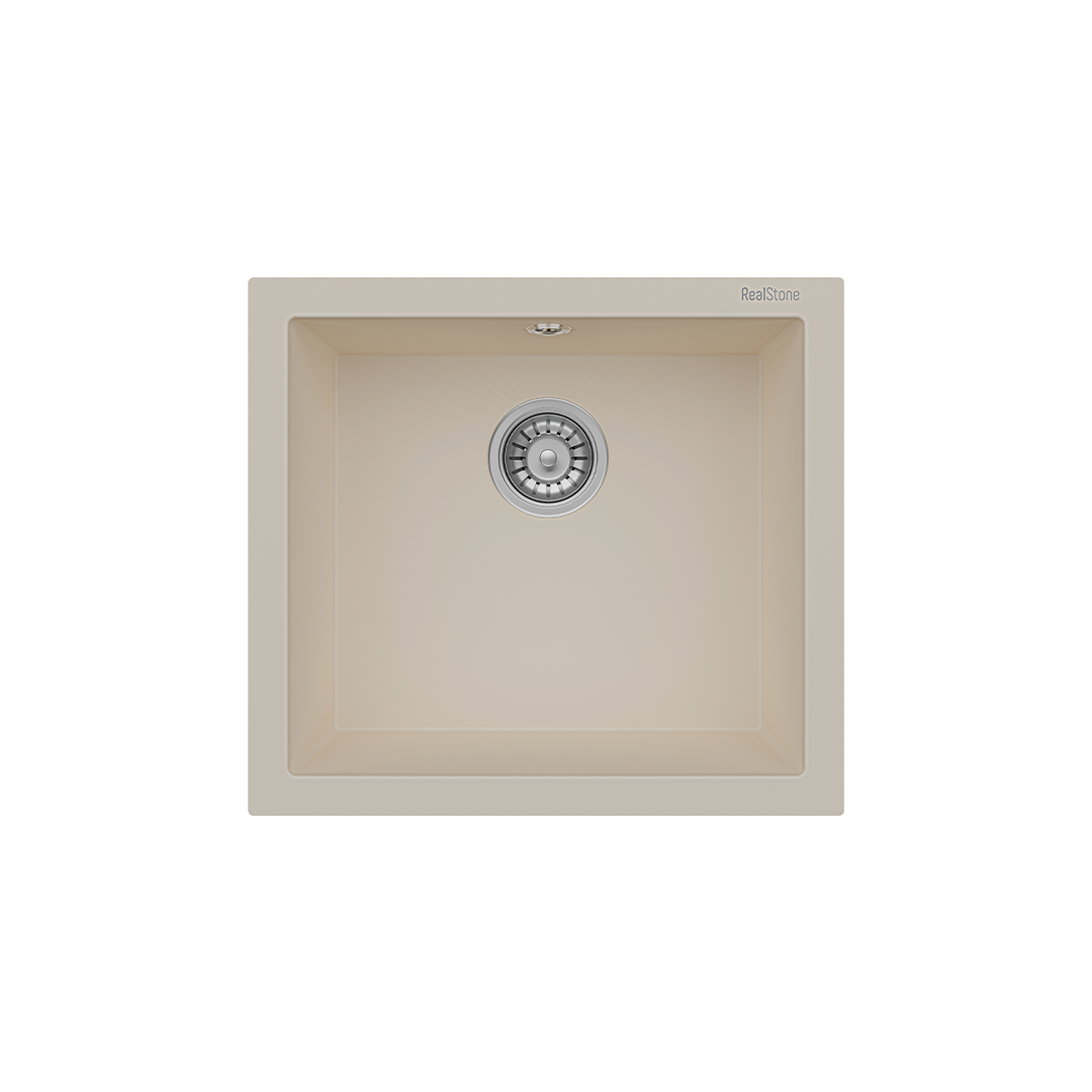 Real Stone Gordion 52 Mutfak Eviyesi Krem / Ürün Kodu: G0280213921