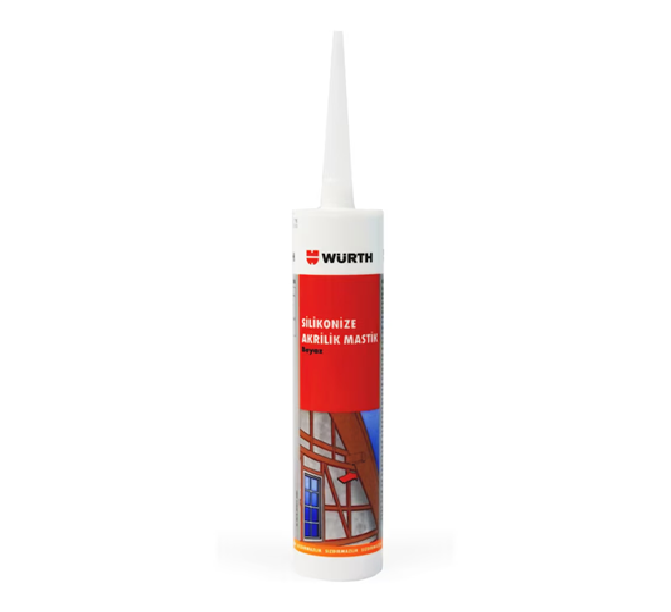 Silikonize Akrilik Mastik - 310ML -Beyaz