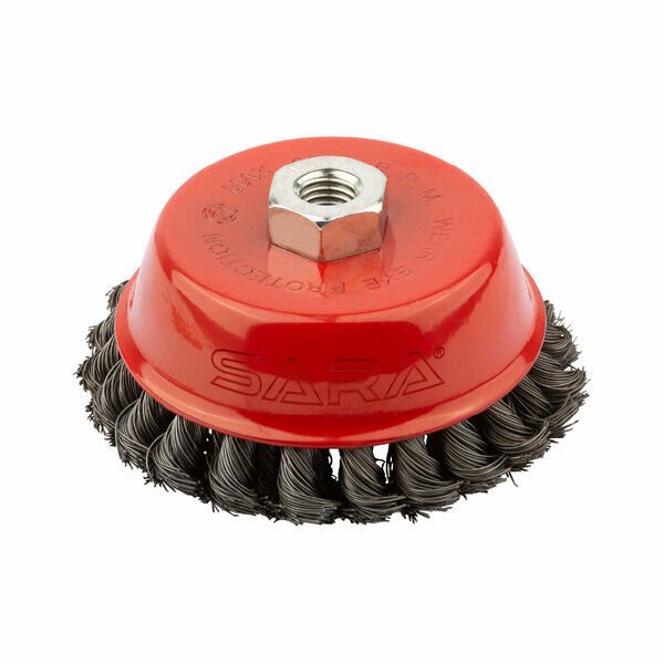 Çanak Fırça Burgulu 100MM