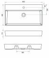 Turavit Vega Lavabo 80 cm