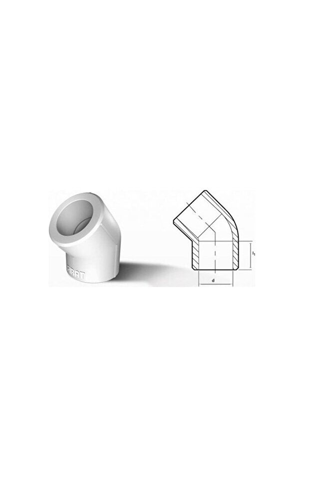 Fırat 25mm Pprc Dirsek 45° ( 25 Adet )