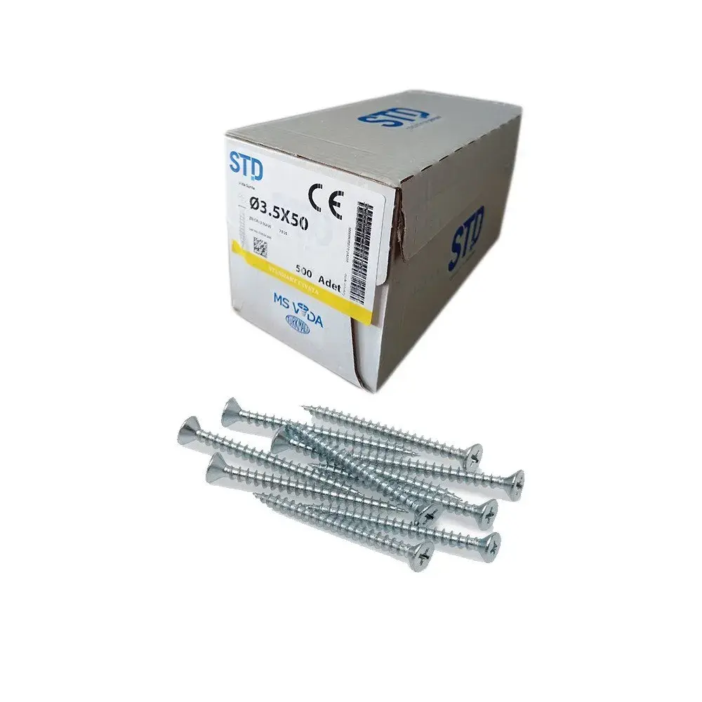 STD 3.5x50 500 Adet Sunta Vidası