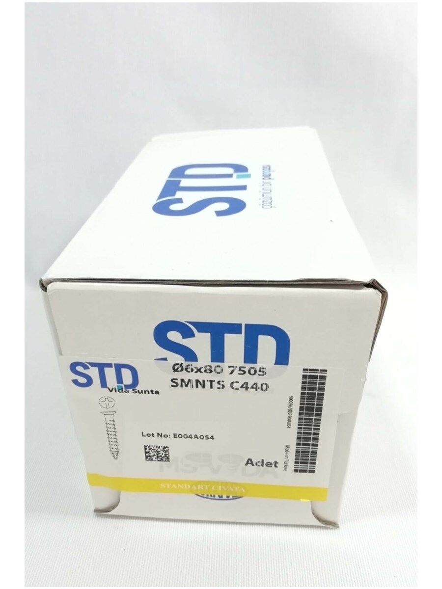 Std 6x80 Sunta Vidası 100 Adet