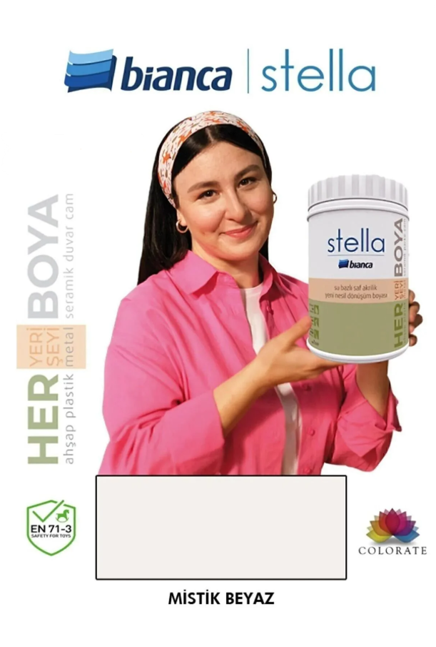 BİANCA STELLA YENİ NESİL DÖNÜŞÜM BOYASI 1L MİSTİK BEYAZ