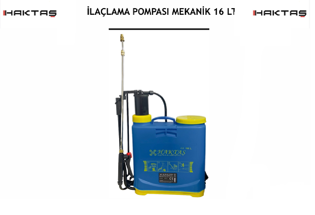 HAKTAŞ MEKANİK POMPA MAKİNESİ 16 LİTRE