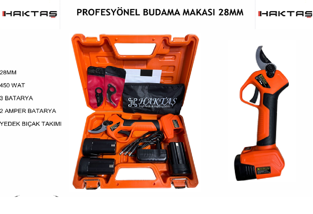HAKTAŞ PROFOSYONEL BUDAMA MAKASI 28MM