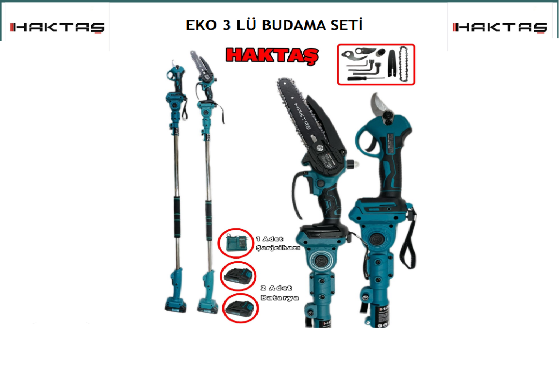 HAKTAS-GREZERMAN EKO 3 LÜ BUDAMA SETİ